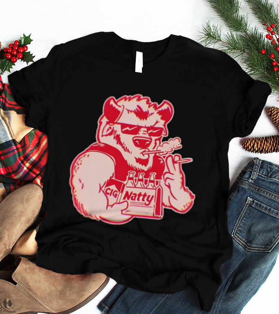 Coach Cignetti Indiana Hoosiers Football Bison Smoking CIG Natty T-Shirt