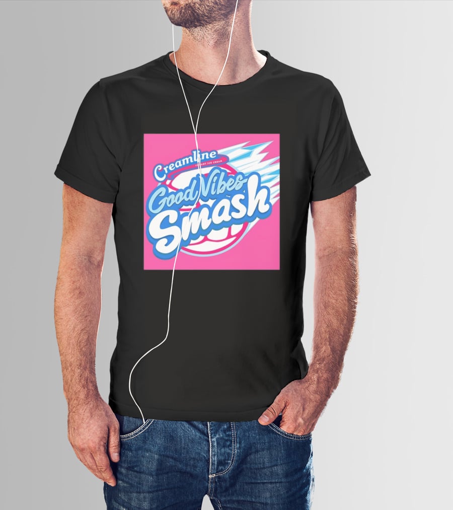 Creamline Good Vibes Smash Creamy Ice Cream Burst T-Shirt