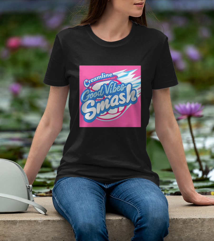 Creamline Good Vibes Smash Creamy Ice Cream Burst T-Shirt