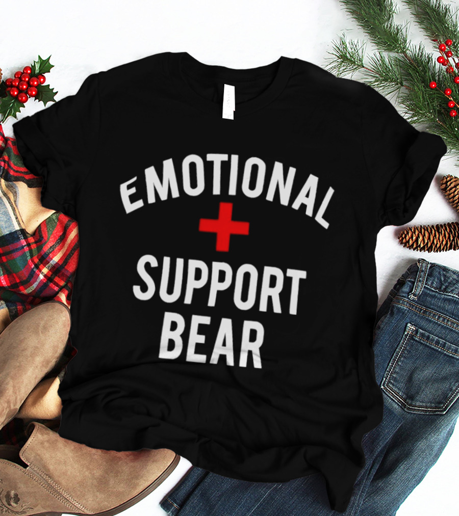 Emotional Support Bear Red Cross T-Shirt