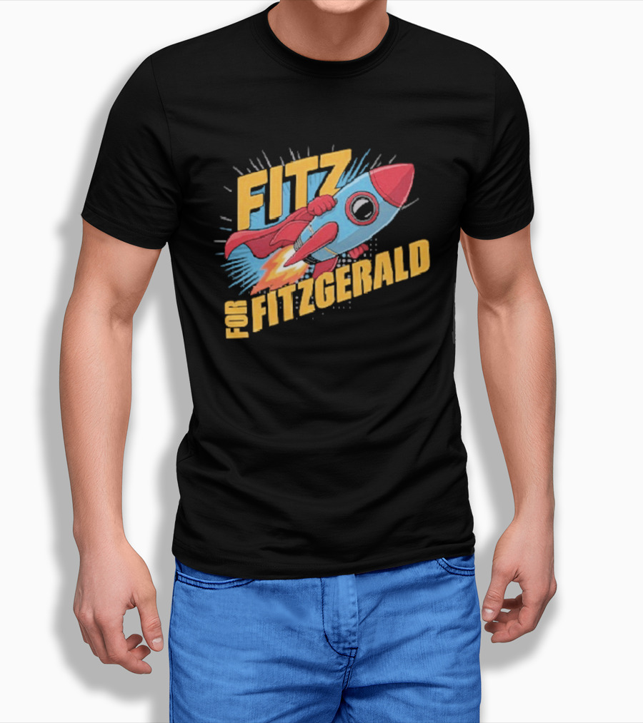 FITZ For FITZGERALD Rocketship T-Shirt
