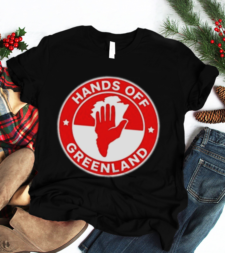 Hands Off Greenland Red Circle T-Shirt