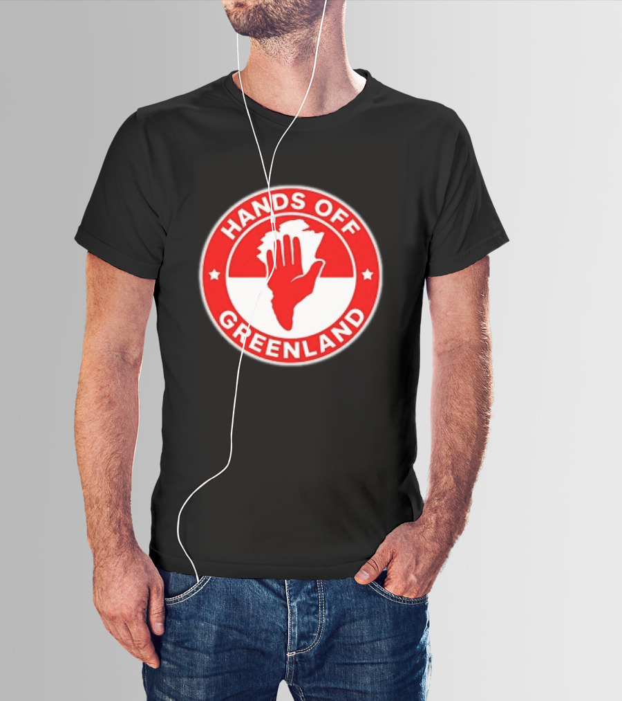 Hands Off Greenland Red Circle T-Shirt