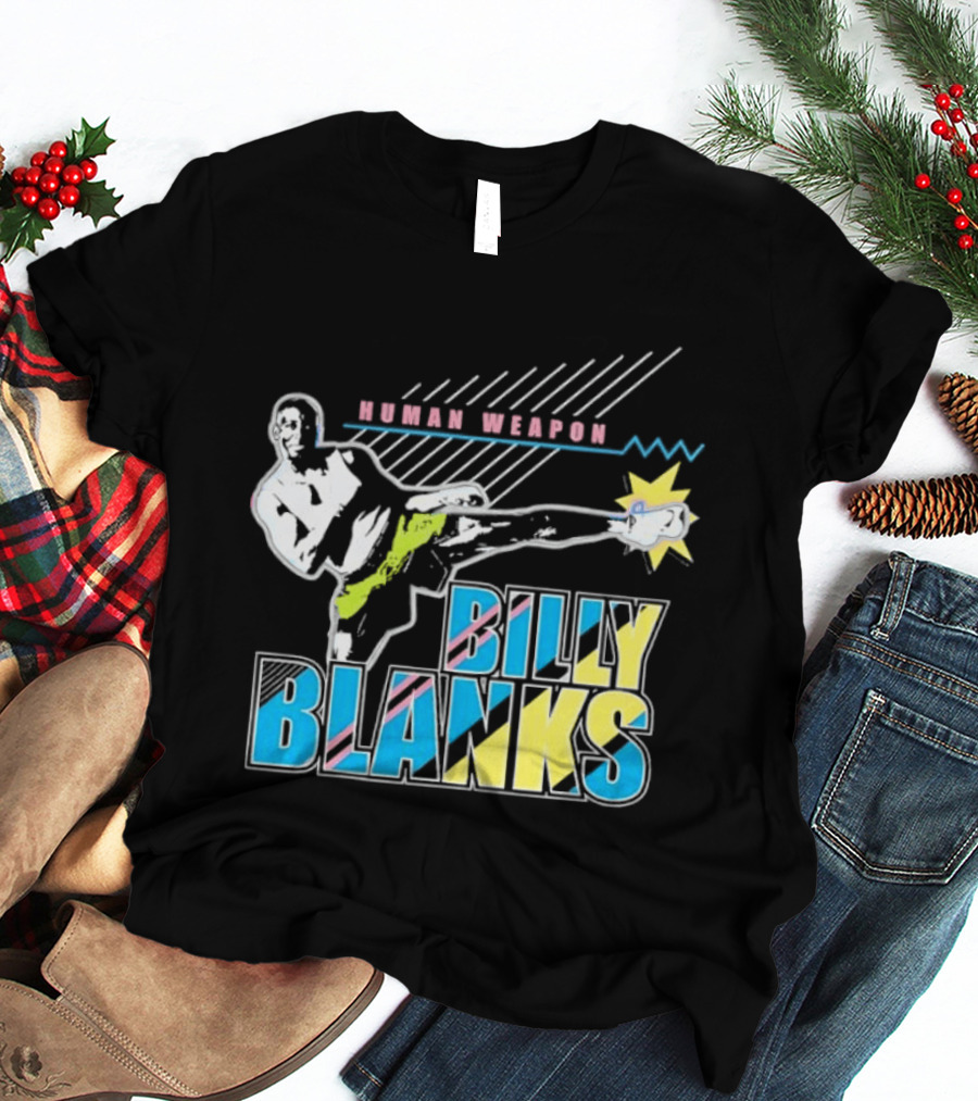 Human Weapon Billy Blanks Retro Kick Action T-Shirt