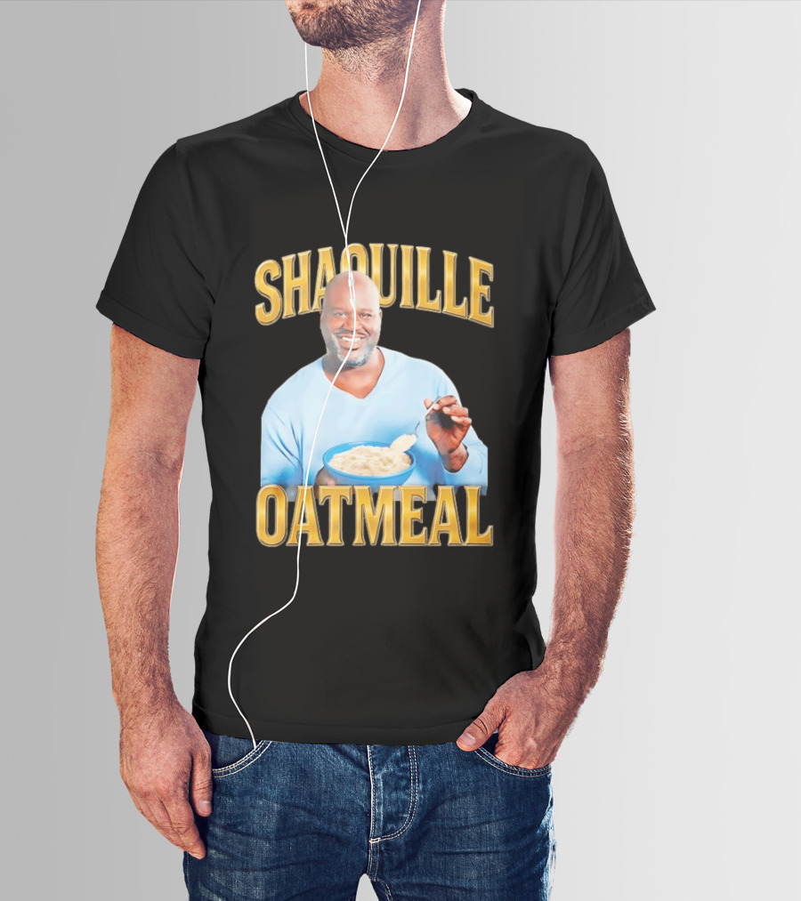SHAQUILLE OATMEAL Shaq O'Neal Breakfast Cereal Humor T-Shirt