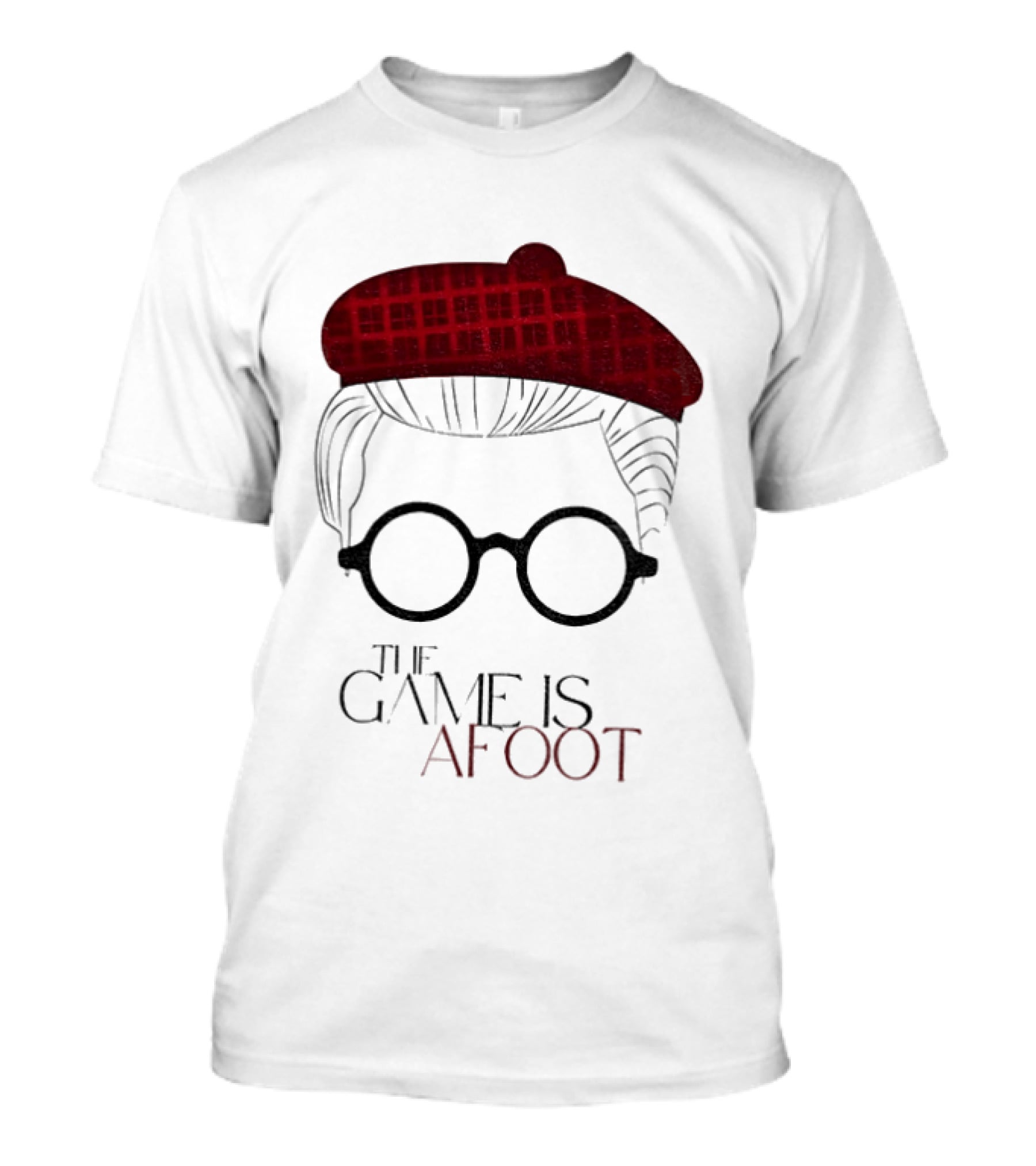 Alan Cumming Traitors The Game Is Afoot Red Beret Glasses T-Shirt