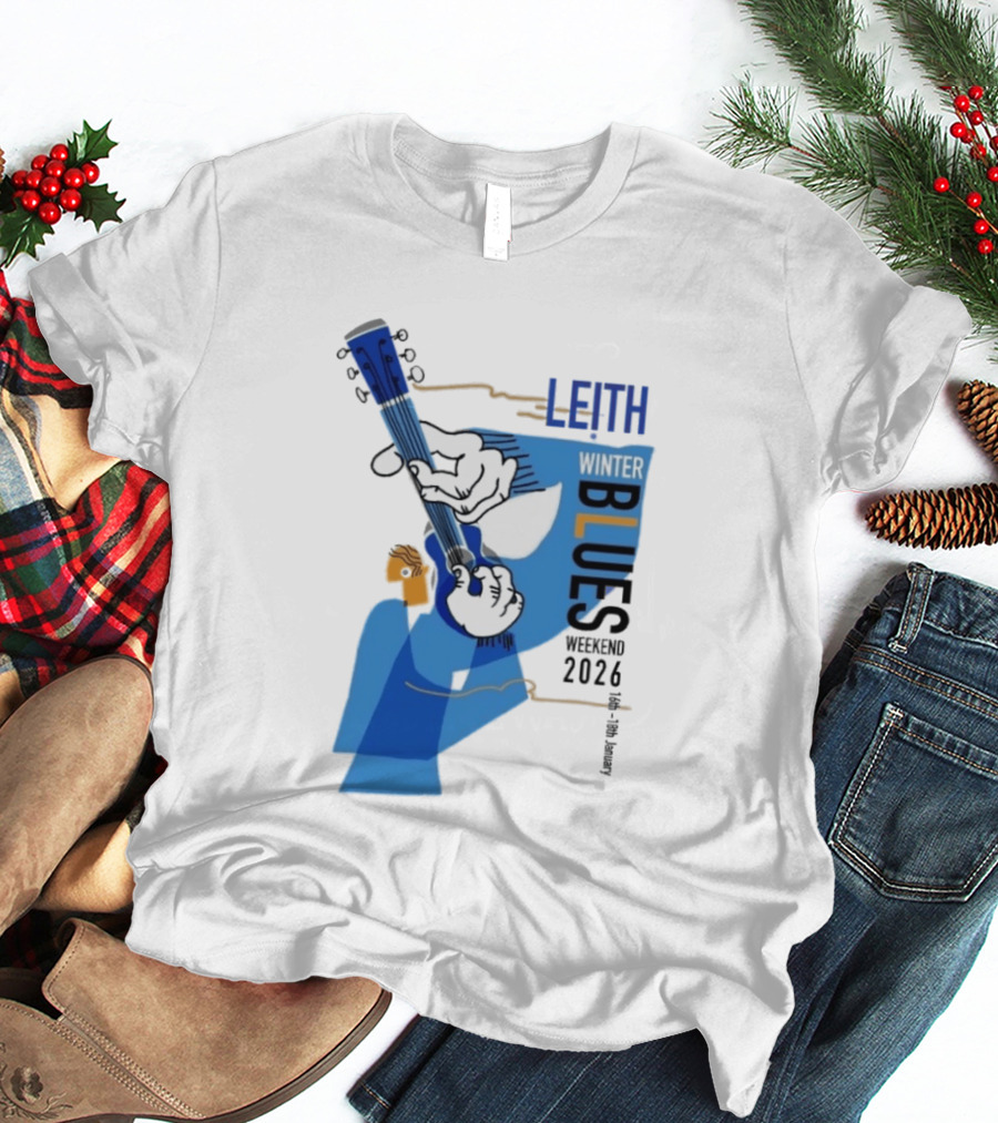 Leith Winter Blues Weekend 2026 Guitar Festival T-Shirt