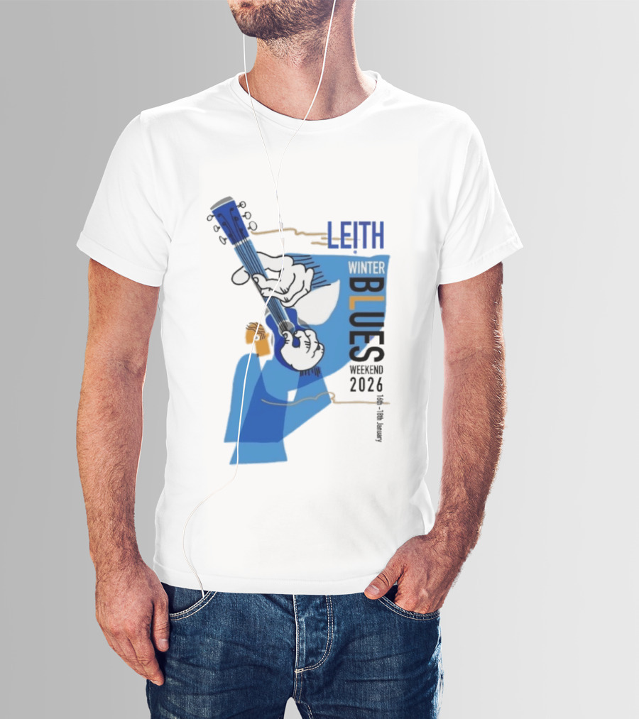 Leith Winter Blues Weekend 2026 Guitar Festival T-Shirt