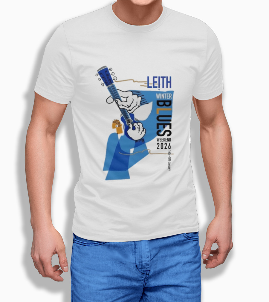 Leith Winter Blues Weekend 2026 Guitar Festival T-Shirt