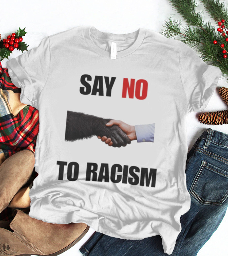 Say No To Racism Handshake Campaign T-Shirt