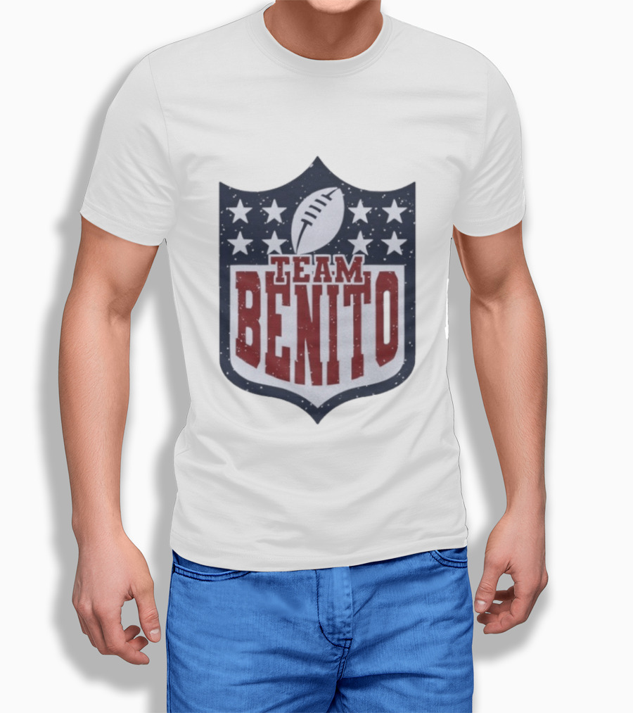 Team Benito Football Shield T-Shirt