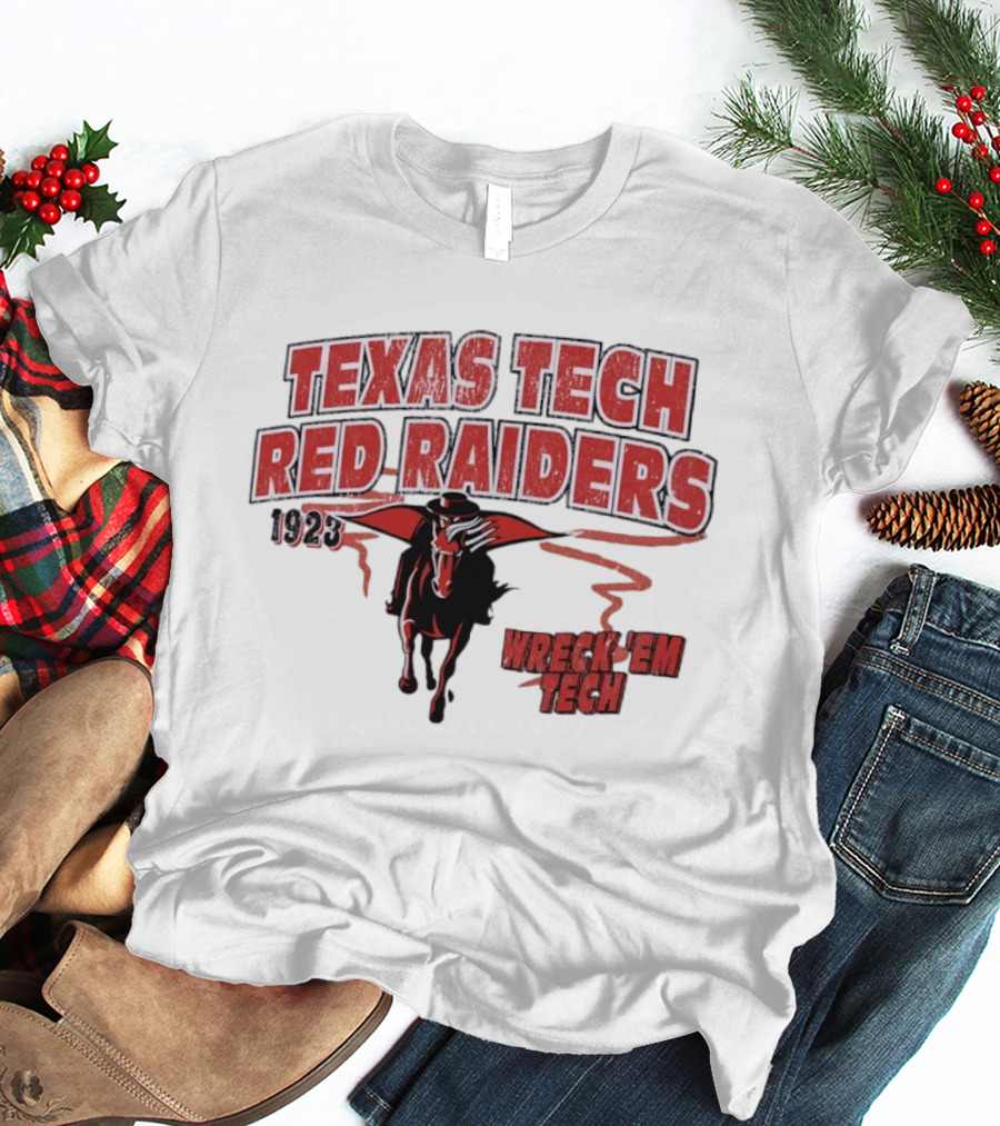 Texas Tech Red Raiders 1923 Wreck 'Em Tech Horse T-Shirt