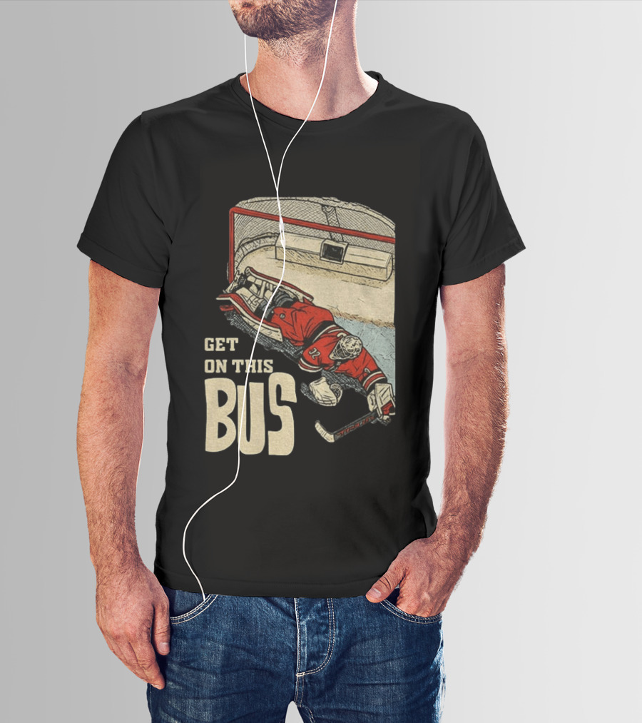 Brandon Bussi Carolina Hurricanes Get On This Bus NHL T-Shirt