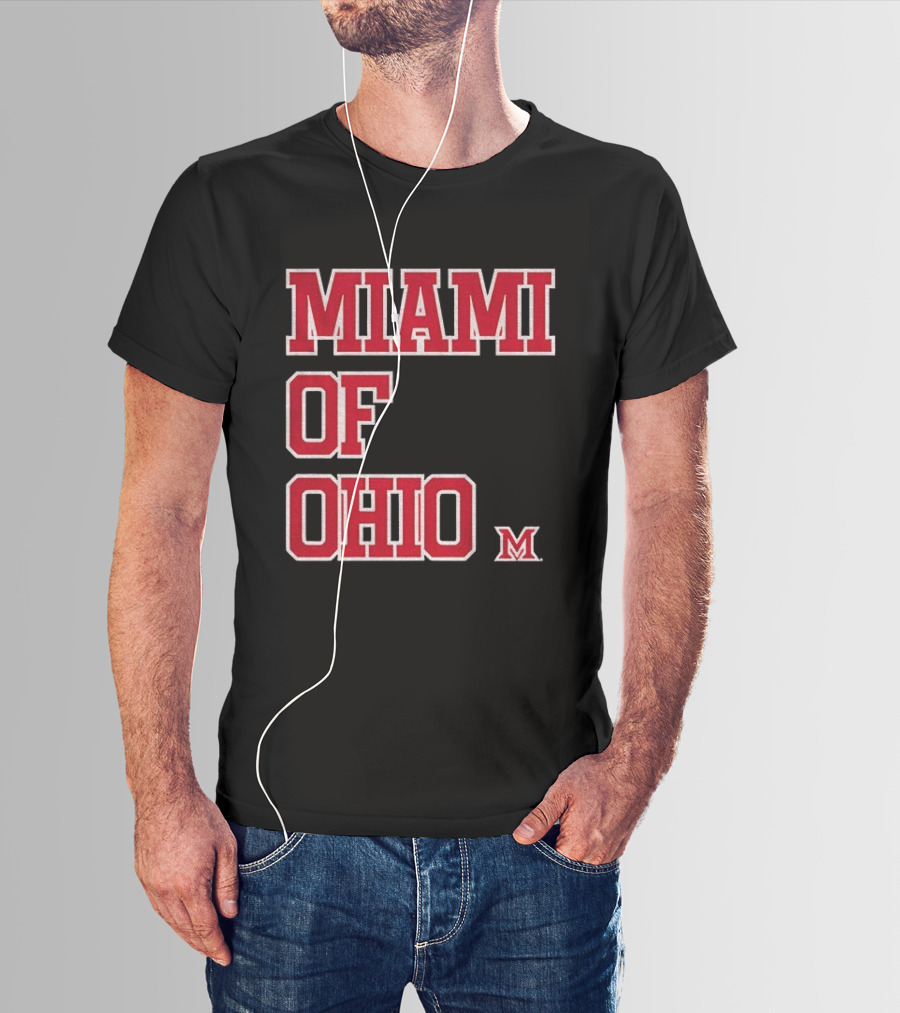 Miami Of Ohio RedHawks Basketball M T-Shirt