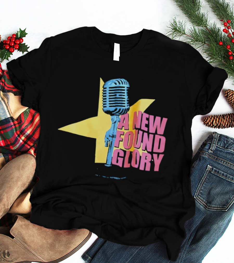 A New Found Glory Vintage Microphone Star T-Shirt