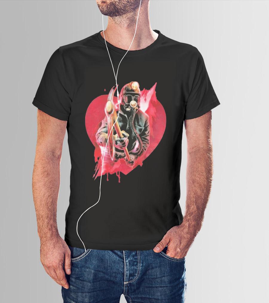 My Bloody Valentine 45th Anniversary Miner Heart T-Shirt