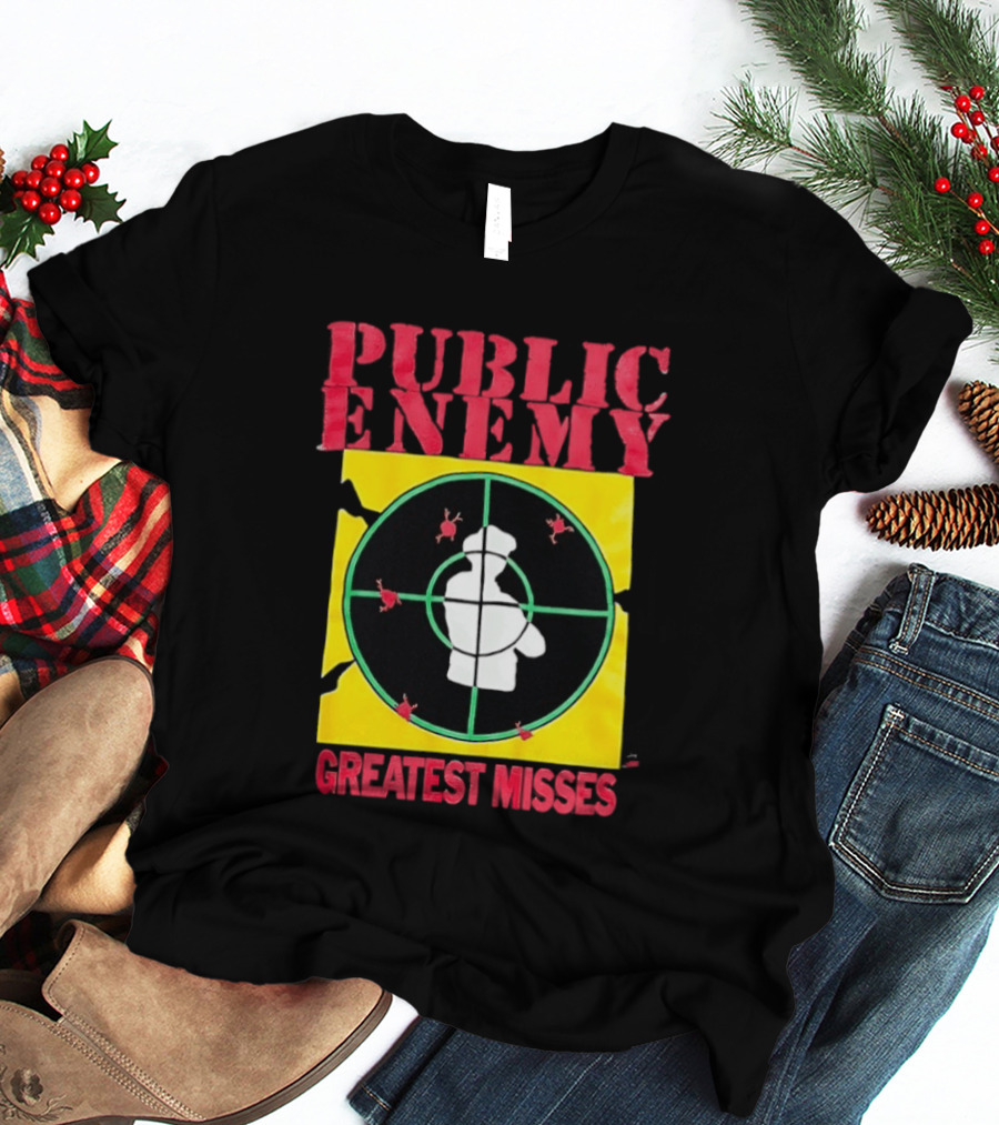 Public Enemy Greatest Misses Target T-Shirt