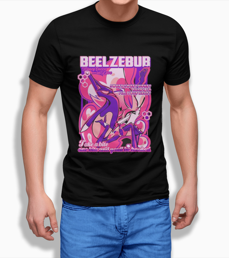 Beelzebub Honey Queen Of Love Sweet Honey Ready To Fill Your Heart T-Shirt