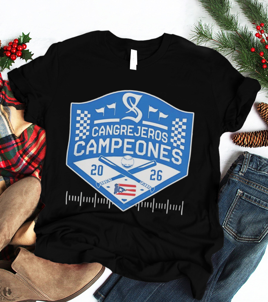 Cangrejeros Campeones 2026 LBPRC Puerto Rico Baseball T-Shirt