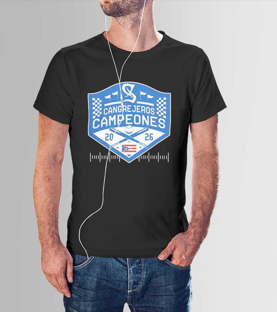Cangrejeros Campeones 2026 LBPRC Puerto Rico Baseball T-Shirt