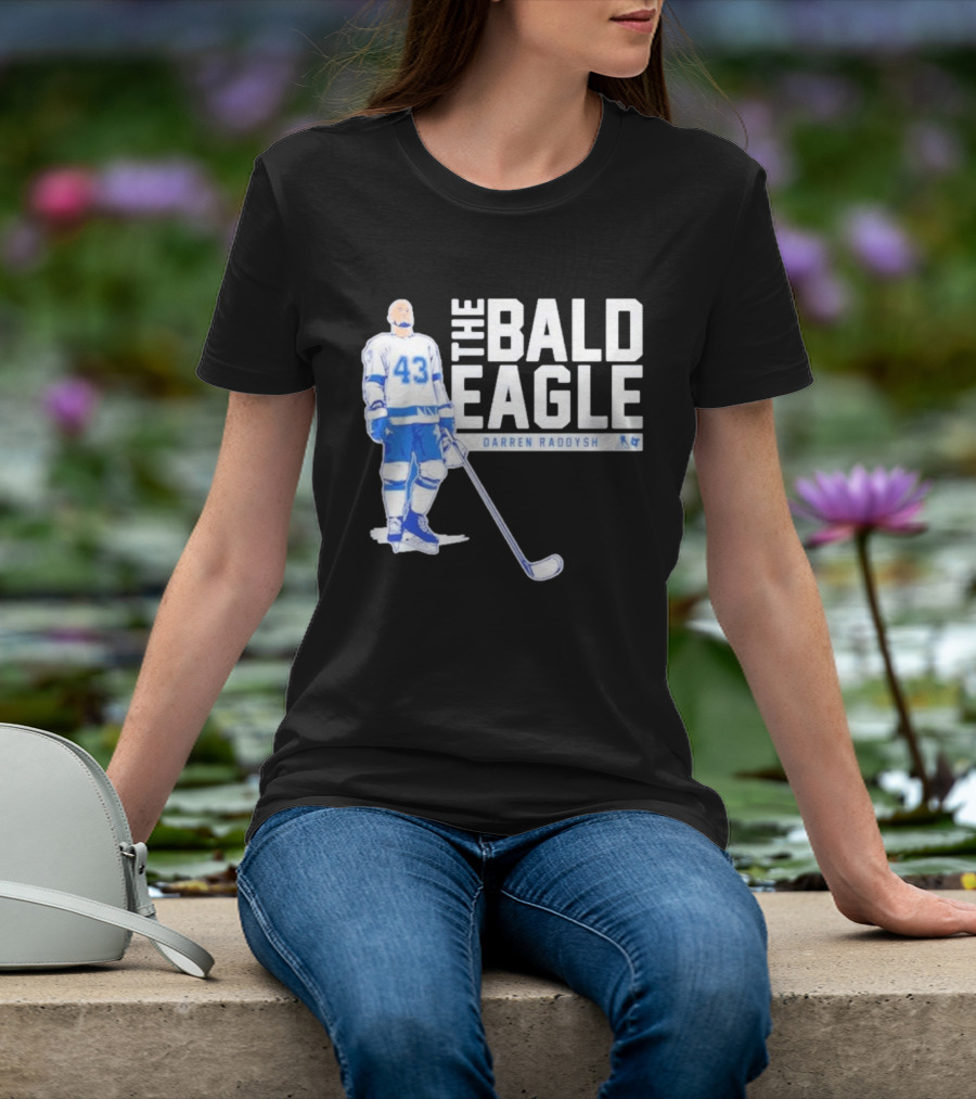Darren Raddysh The Bald Eagle Number 43 Hockey Player T-Shirt