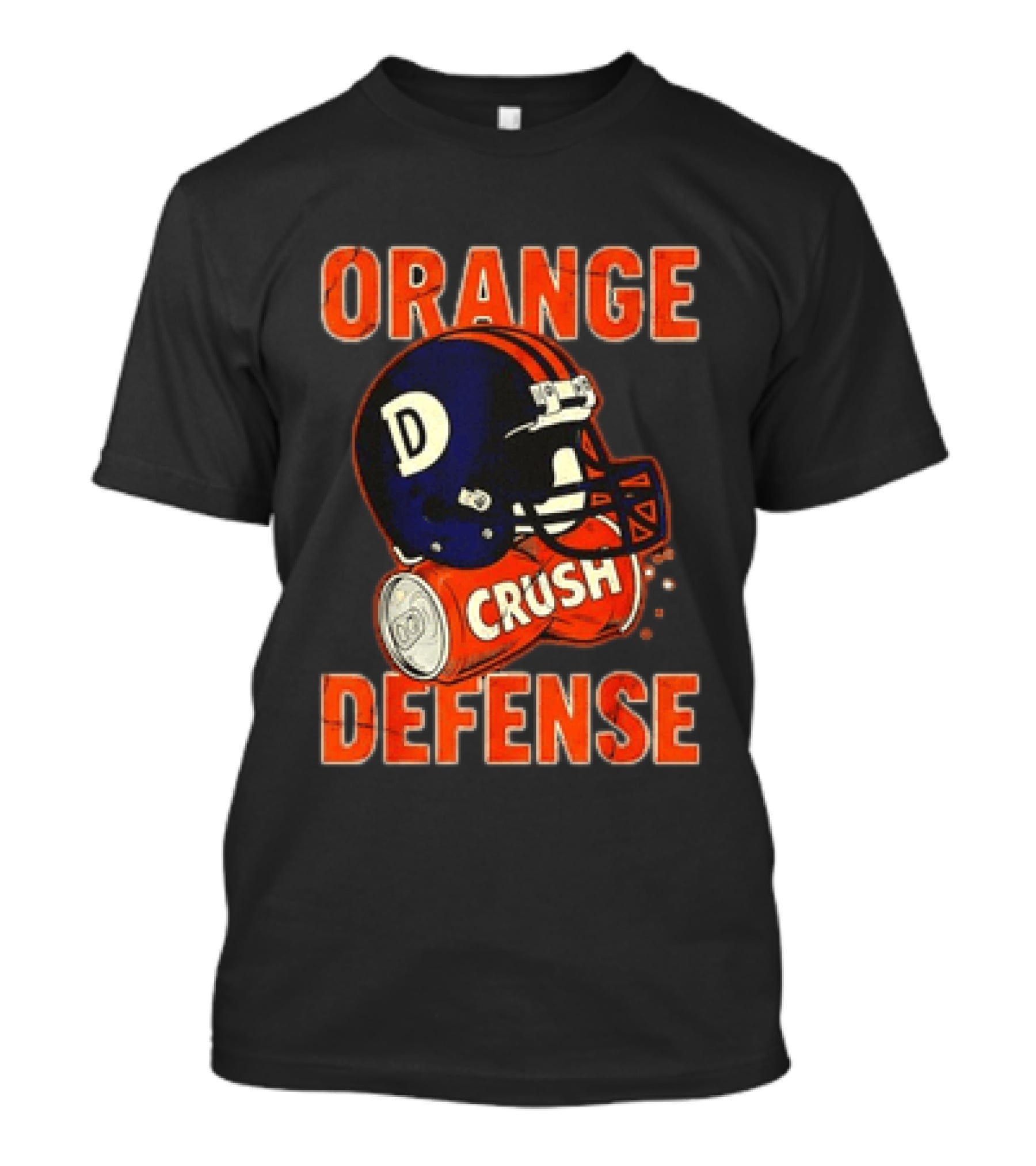 Orange Crush Defense Helmet Denver Broncos Football T-Shirt