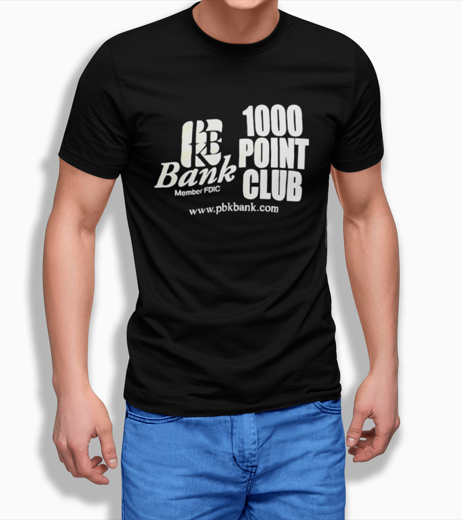 PBK Bank 1000 Point Club Member FDIC Www.pbkbank.com T-Shirt