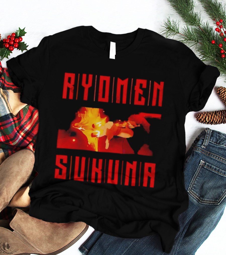 Ryomen Sukuna Jujutsu Kaisen Anime Character Power Display T-Shirt