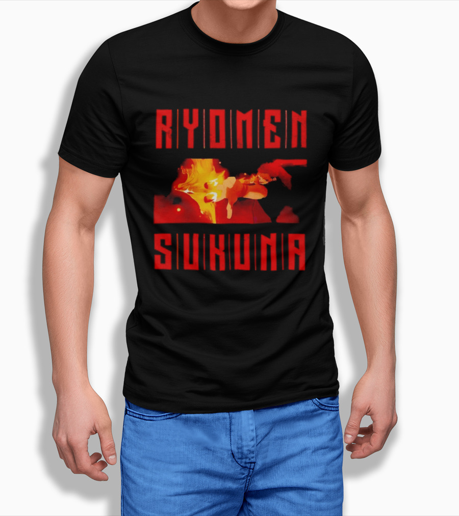 Ryomen Sukuna Jujutsu Kaisen Anime Character Power Display T-Shirt