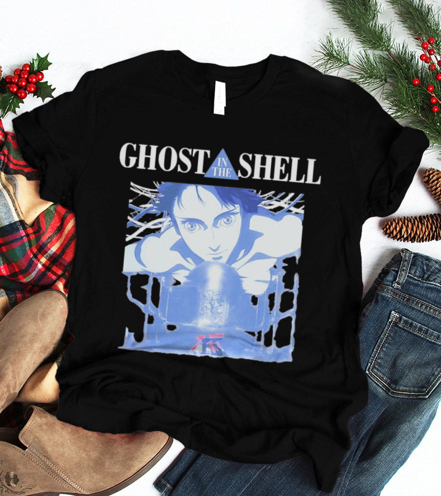 Ghost In The Shell Puppet Master Anime Character And Title T-Shirt
