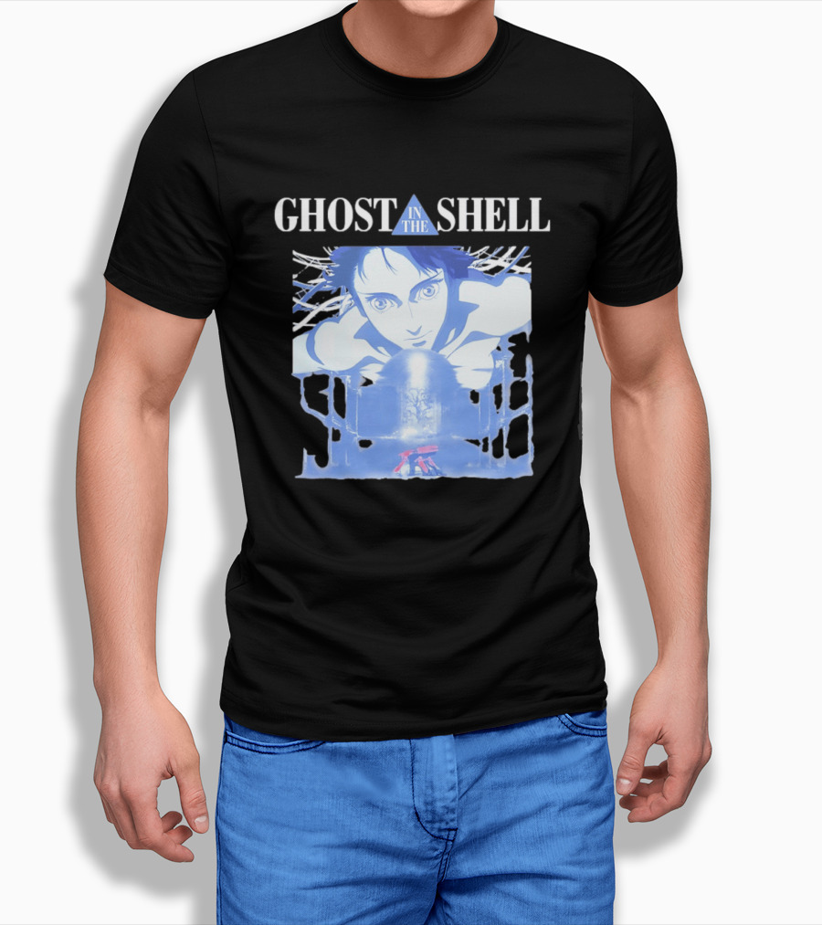 Ghost In The Shell Puppet Master Anime Character And Title T-Shirt