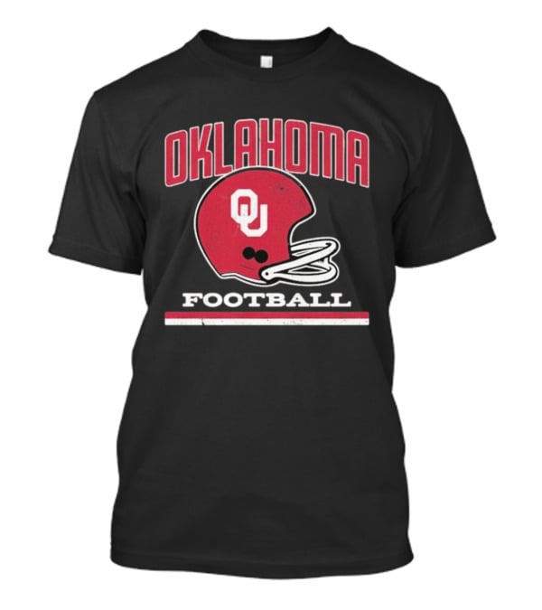 Oklahoma Sooners Football Helmet OU T-Shirt