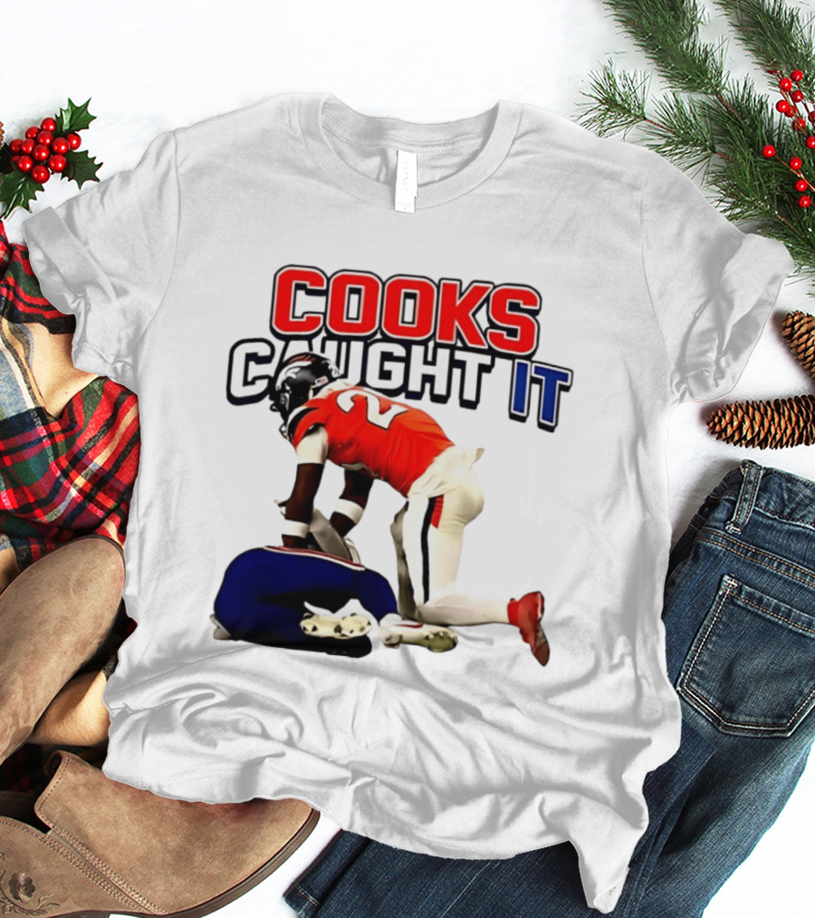 Buffalo Bills Mafia Cooks Caught It Football Play T-Shirt