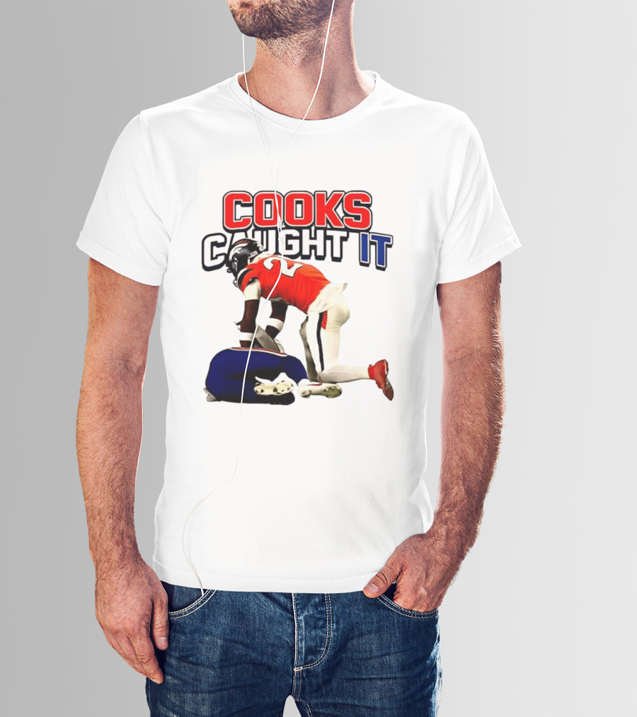 Buffalo Bills Mafia Cooks Caught It Football Play T-Shirt