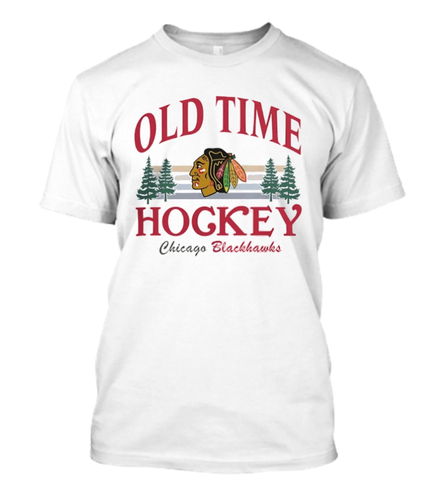 Old Time Hockey Chicago Blackhawks Retro NHL T-Shirt