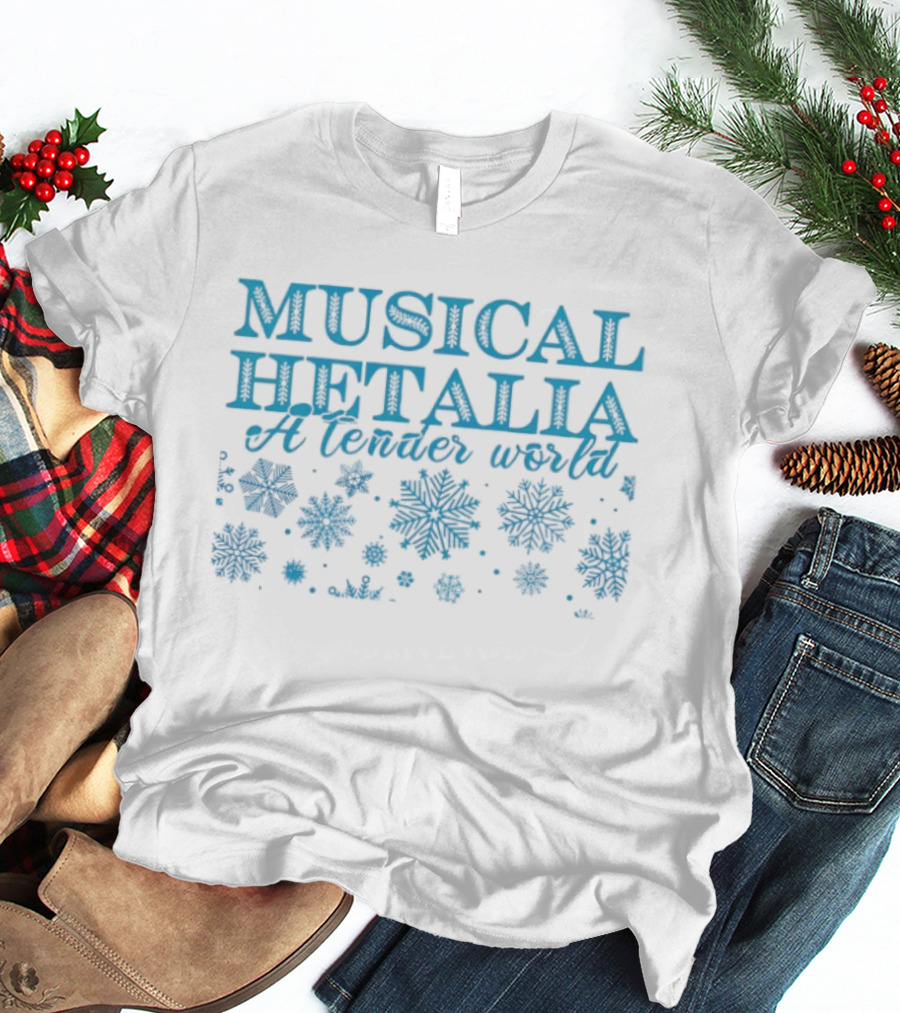 Musical Hetalia A Tender World Snowflower Celebration T-Shirt