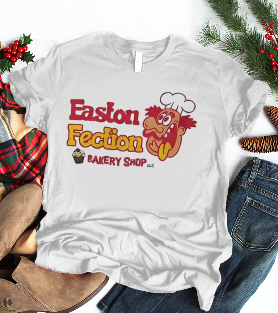 Easton Fection Bakery Shop LLC Funny Chef Cartoon Cupcake T-Shirt