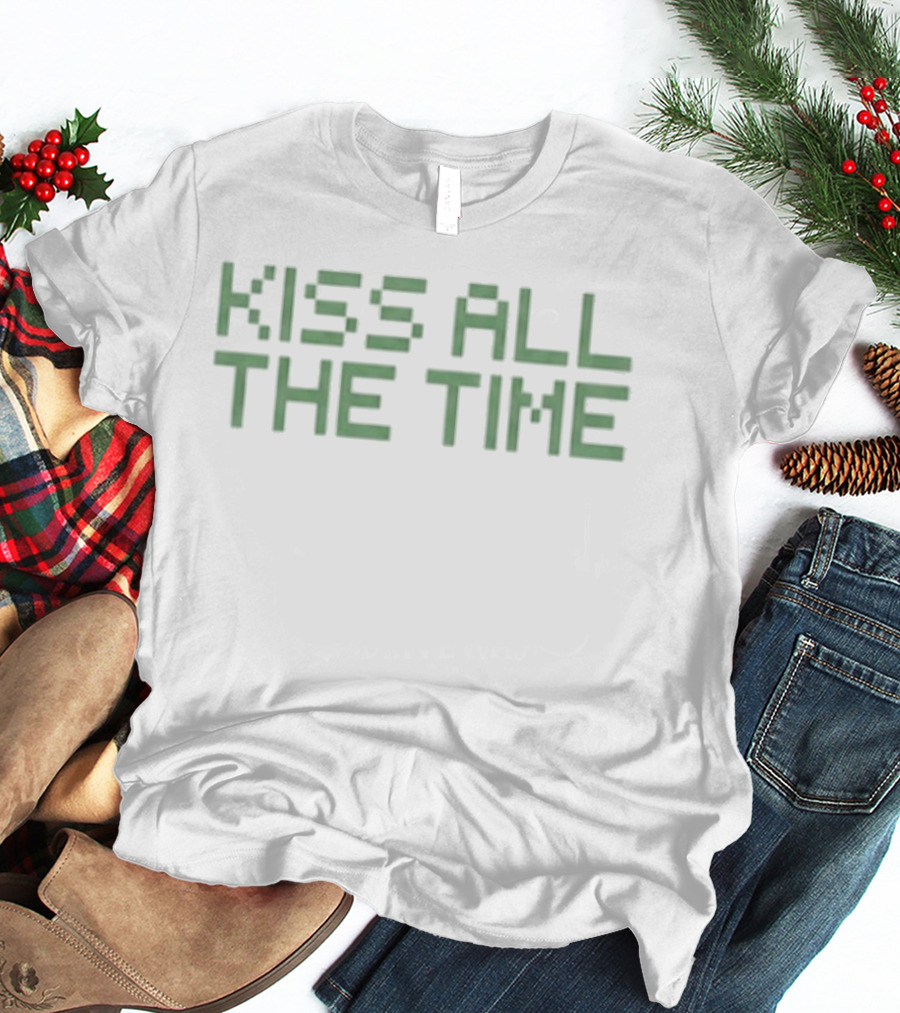 Kiss All The Time Neon T-Shirt
