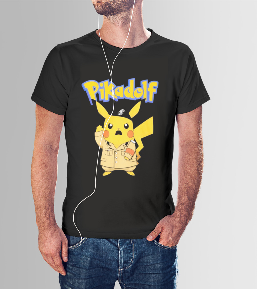 Pikadolf Pikachu Adolf Hitler T-Shirt