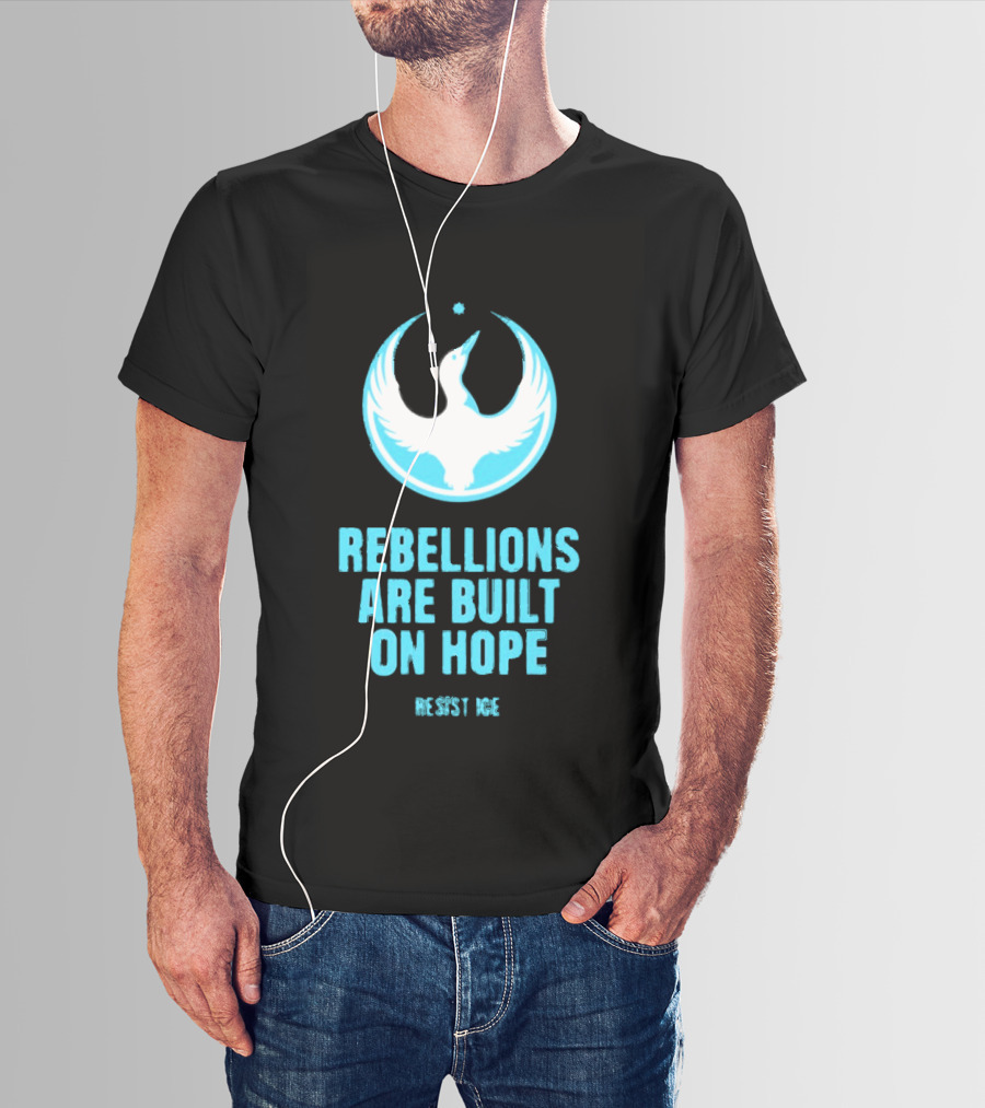 Rebellions Are Built On Hope Resist ICE Dove T-Shirt