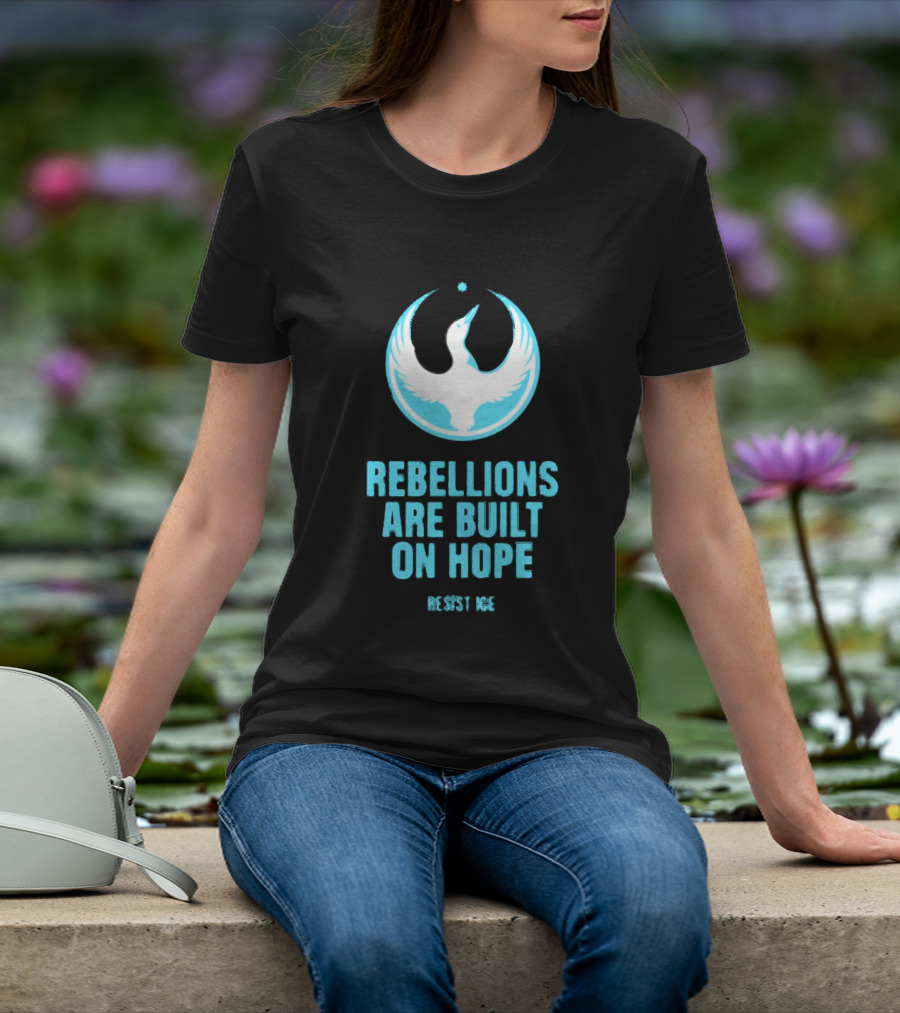 Rebellions Are Built On Hope Resist ICE Dove T-Shirt