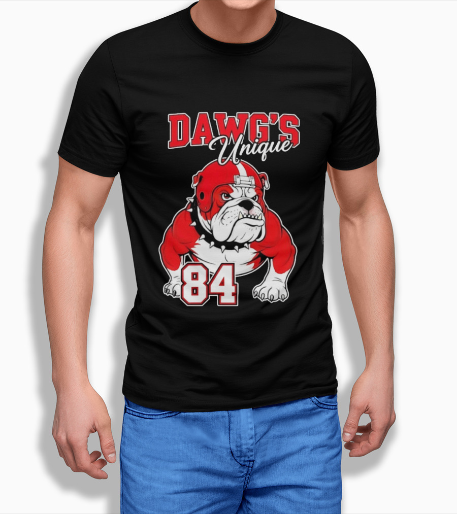 Ladd McConkey 84 Georgia Bulldogs Dawg's Unique Football Fan Gear T-Shirt