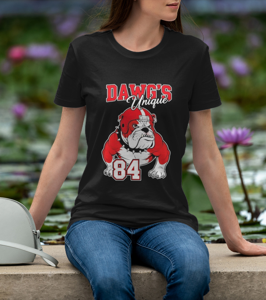 Ladd McConkey 84 Georgia Bulldogs Dawg's Unique Football Fan Gear T-Shirt