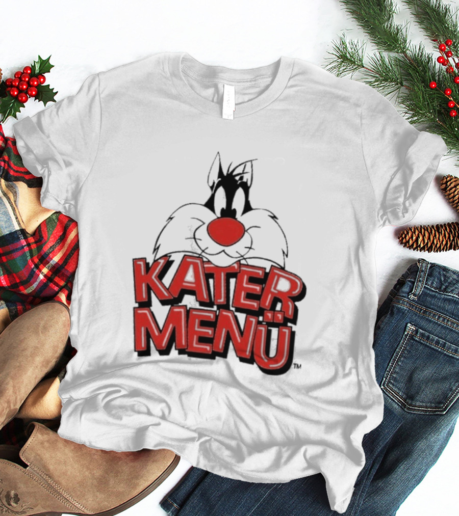 Kater Menü White Cat T-Shirt