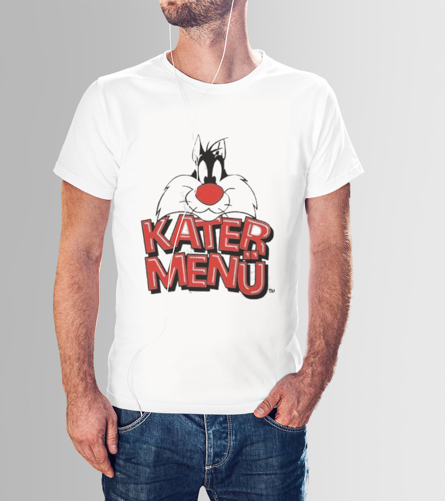 Kater Menü White Cat T-Shirt