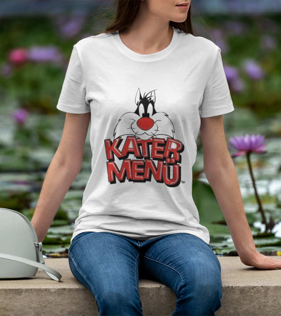 Kater Menü White Cat T-Shirt