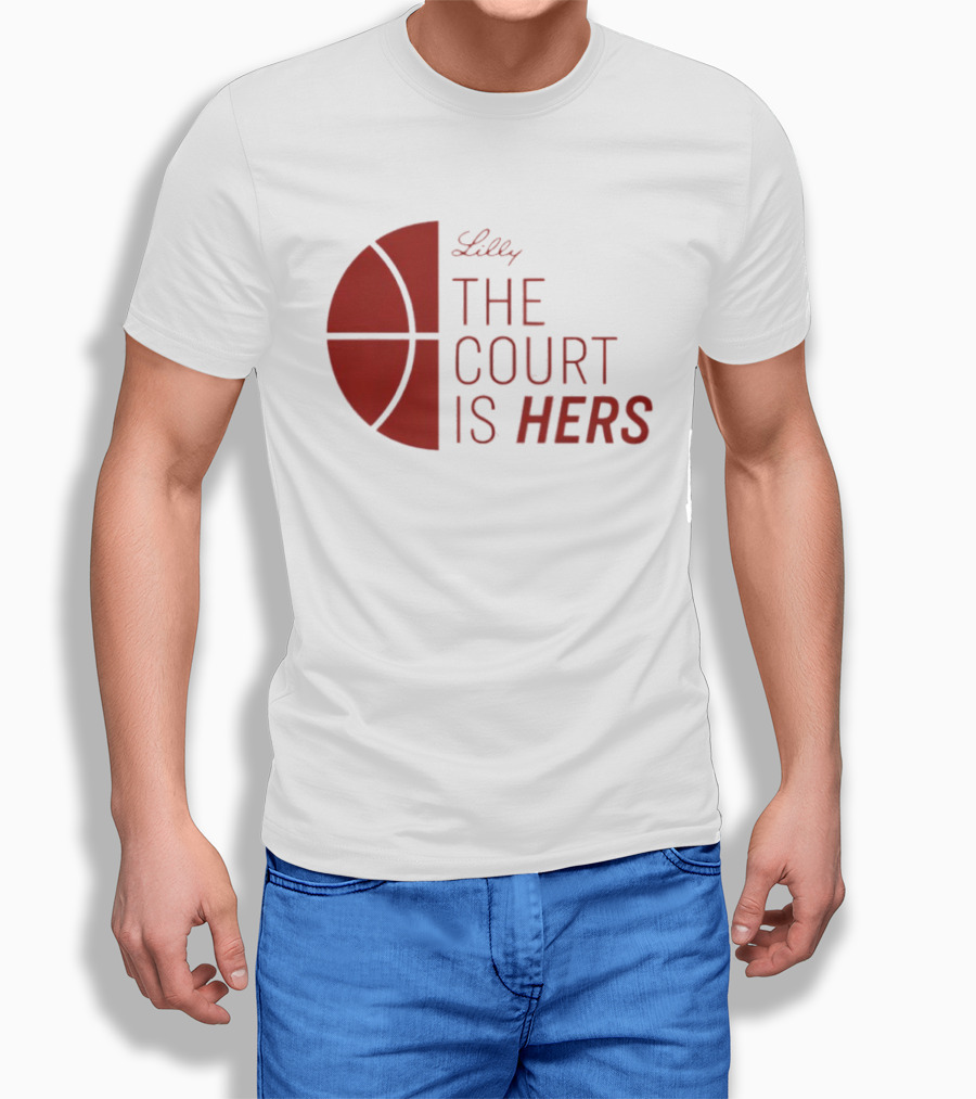 Lilly The Court Is Hers Basketball T-Shirt