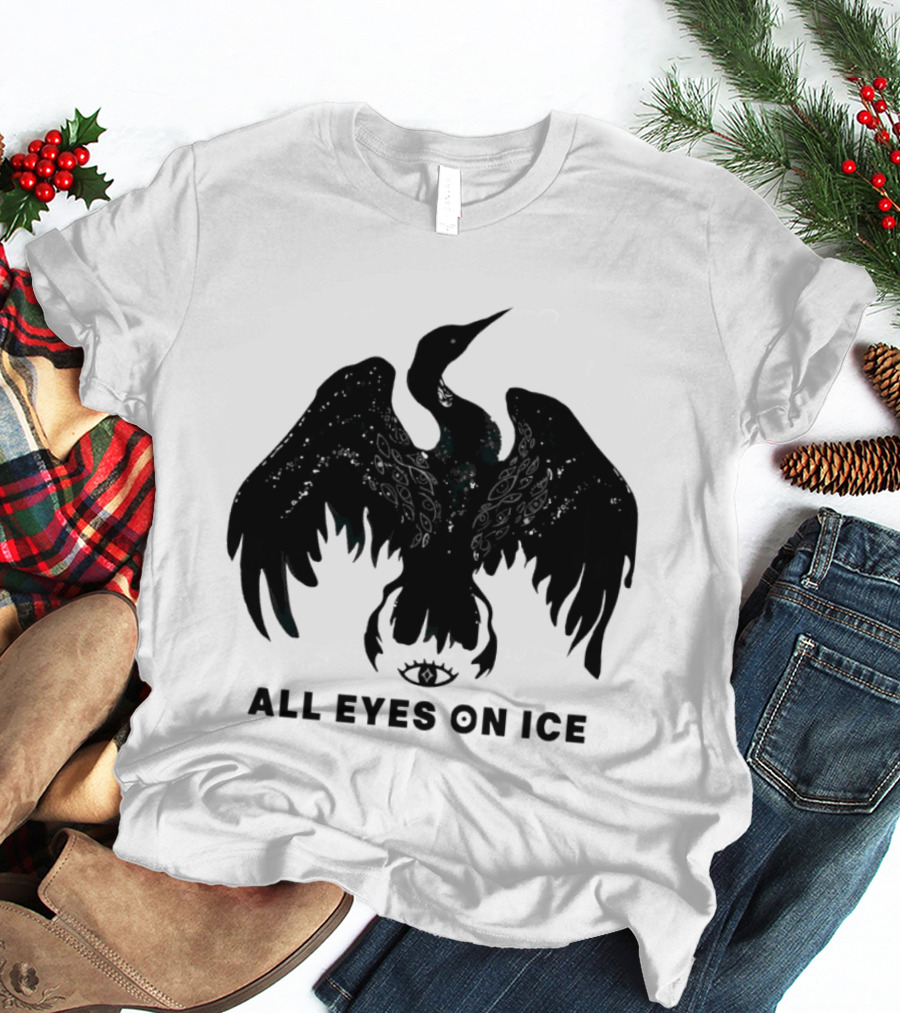 All Eyes On ICE Minnesota Rebel Loon Bird T-Shirt