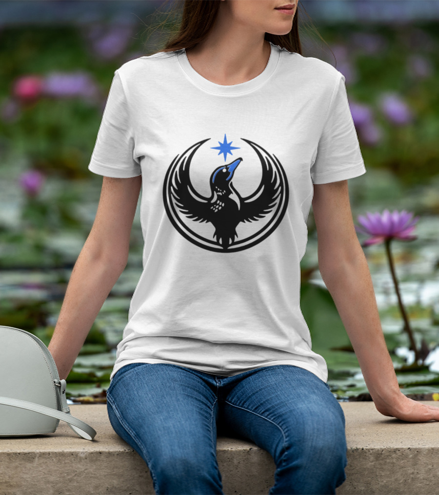 Minnesota Rebel Alliance Loon MN State Bird Political Resistance T-Shirt