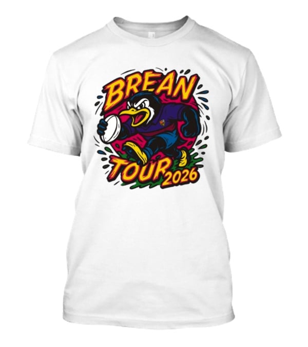 Brean Tour 2026 Rugby Mascot Dynamic T-Shirt
